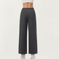High Waist Wide Leg Cargo Sweatpants with Adjustable Drawstring and Utility Pocket Design