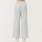High Waist Wide Leg Cargo Sweatpants with Adjustable Drawstring and Utility Pocket Design