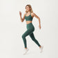 High Waist Full Length Leggings with Smooth Stretch Fabric and Contoured Fit