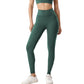 High Waist Full Length Leggings with Smooth Stretch Fabric and Contoured Fit