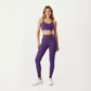 High Waist Full Length Leggings with Smooth Stretch Fabric and Contoured Fit