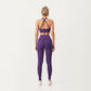 High Waist Full Length Leggings with Smooth Stretch Fabric and Contoured Fit