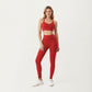 High Waist Full Length Leggings with Smooth Stretch Fabric and Contoured Fit