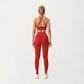 High Waist Full Length Leggings with Smooth Stretch Fabric and Contoured Fit