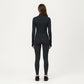Long Sleeve Zip-Up Mock Neck Active Jacket with Thumbhole Cuffs