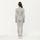 Long Sleeve Zip-Up Mock Neck Active Jacket with Thumbhole Cuffs