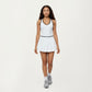 Pleated Tennis Dress with Contrast Trim and Built-In Shorts