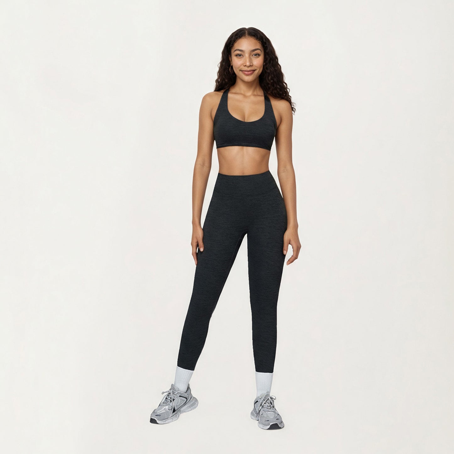 High Waist Seamless Full Length Compression Leggings