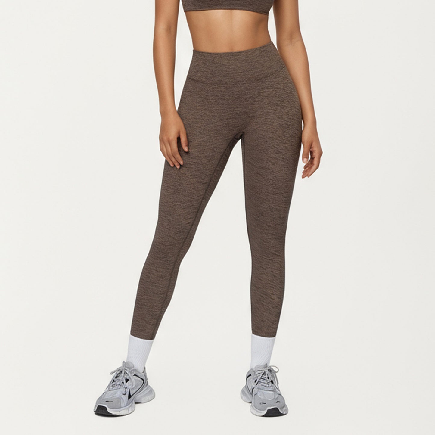 High Waist Seamless Full Length Compression Leggings