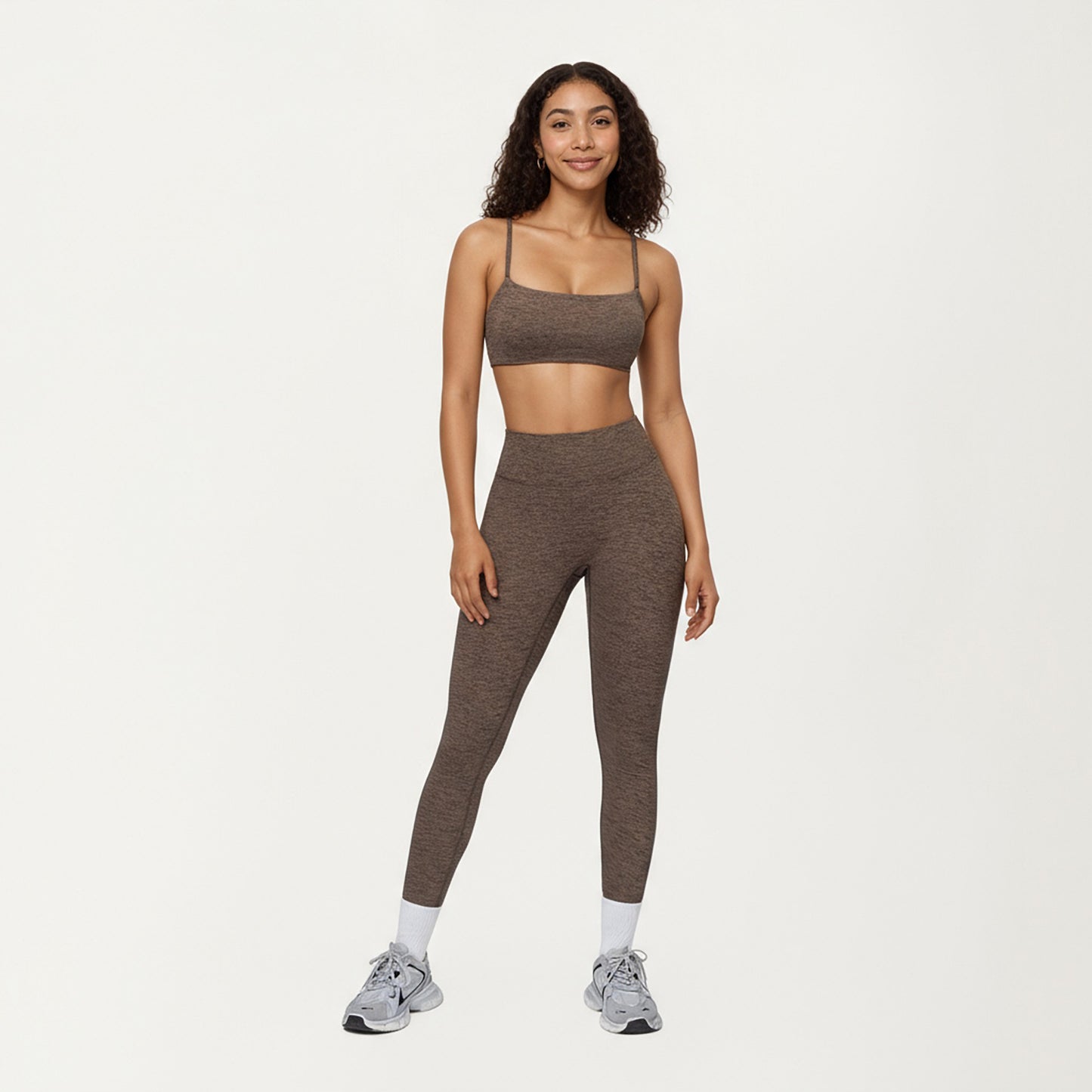 High Waist Seamless Full Length Compression Leggings