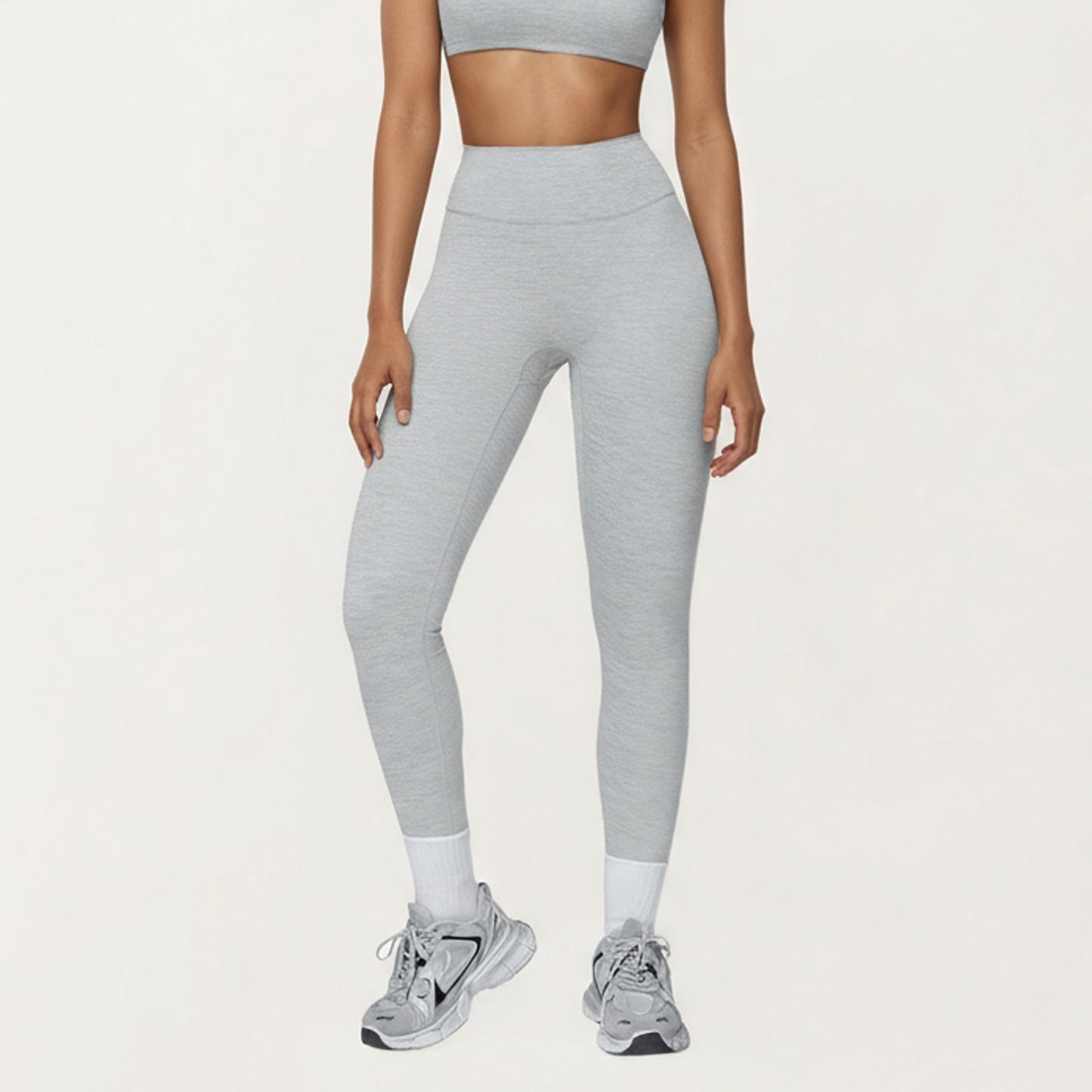 High Waist Seamless Full Length Compression Leggings