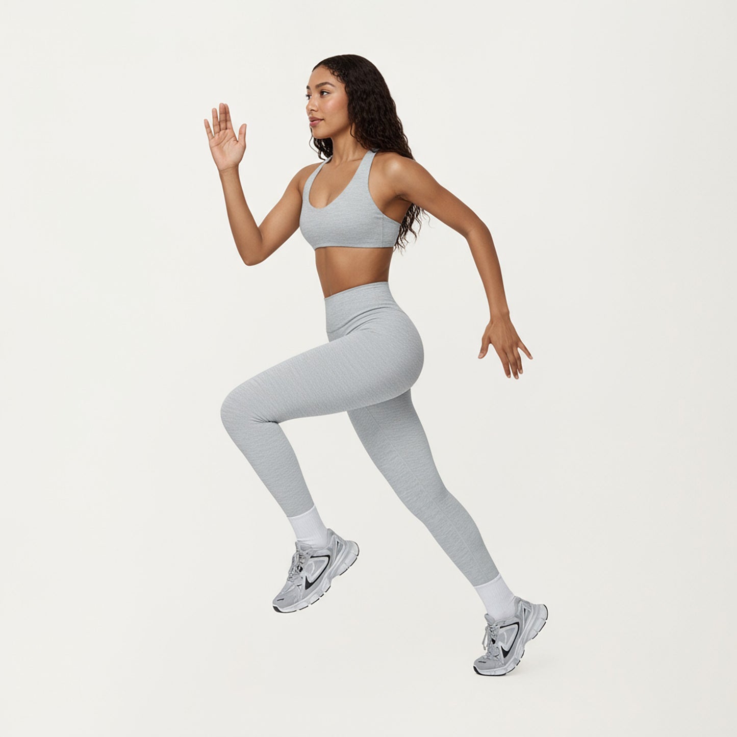 High Waist Seamless Full Length Compression Leggings