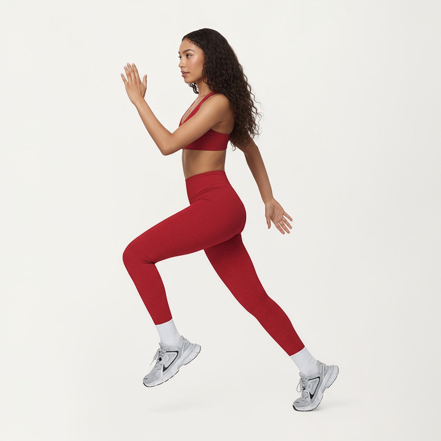High Waist Seamless Full Length Compression Leggings