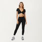 High Waist Full Length Leggings with Side Pockets and Smooth Compression Fit