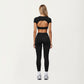 High Waist Full Length Leggings with Side Pockets and Smooth Compression Fit
