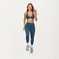 High Waist Full Length Leggings with Side Pockets and Smooth Compression Fit