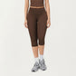High Waist Capri Leggings with Smooth Compression Fit and Stretch Fabric