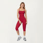 High Waist Capri Leggings with Smooth Compression Fit and Stretch Fabric