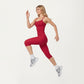 High Waist Capri Leggings with Smooth Compression Fit and Stretch Fabric