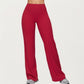 High Waist Flare Yoga Pants with Stretch Fabric and Smooth Compression Fit