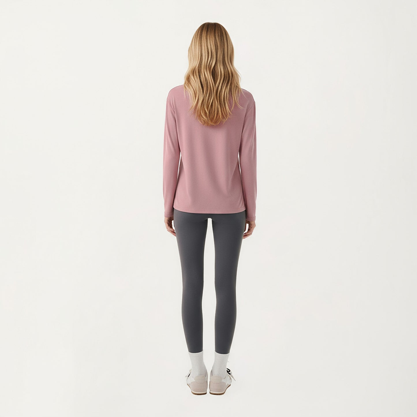 Long Sleeve Pullover Top with Relaxed Fit and Boat Neckline