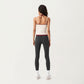 Contrast Trim Halter Neck Cami Top with Fitted Silhouette and Scoop Neckline
