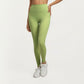 High Waist Leggings with Contrast Seam Detailing and Stretch Compression Fit