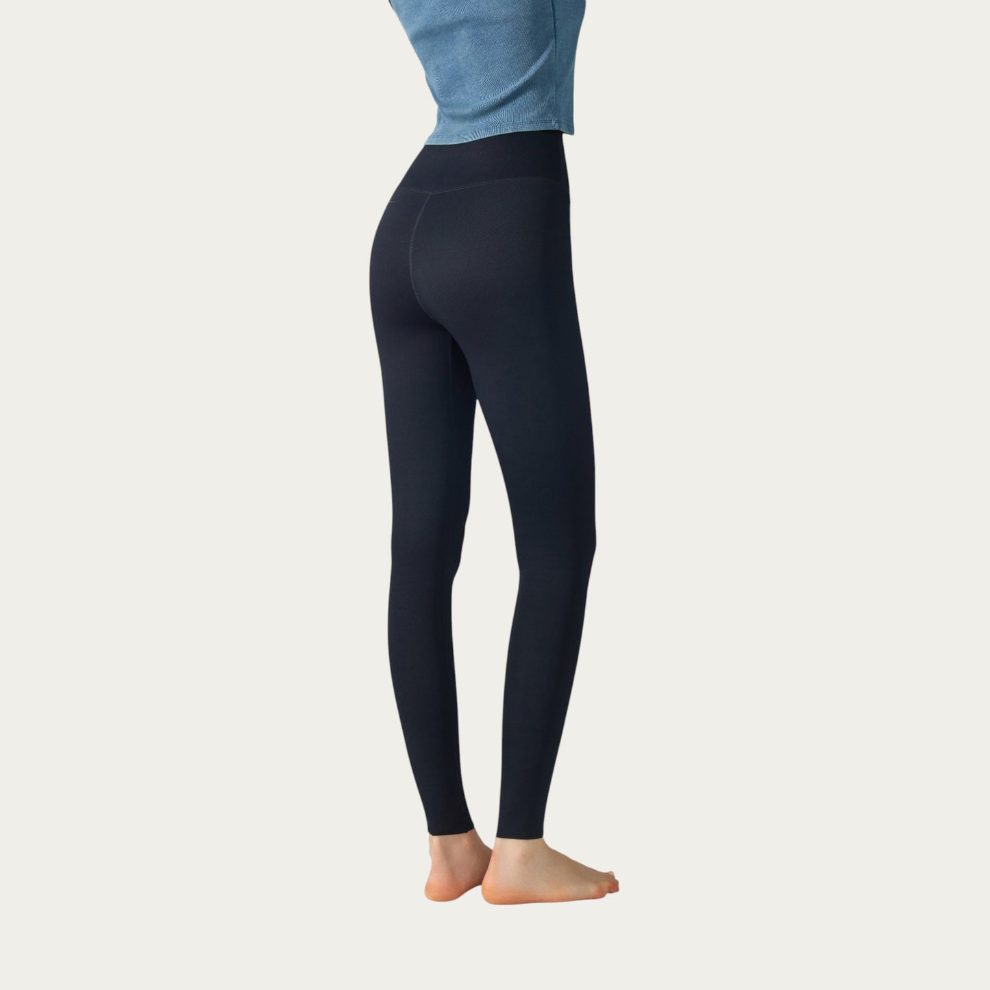 Seamless High Waist Compression Leggings with Smooth Sculpting Fit and Stretch Fabric