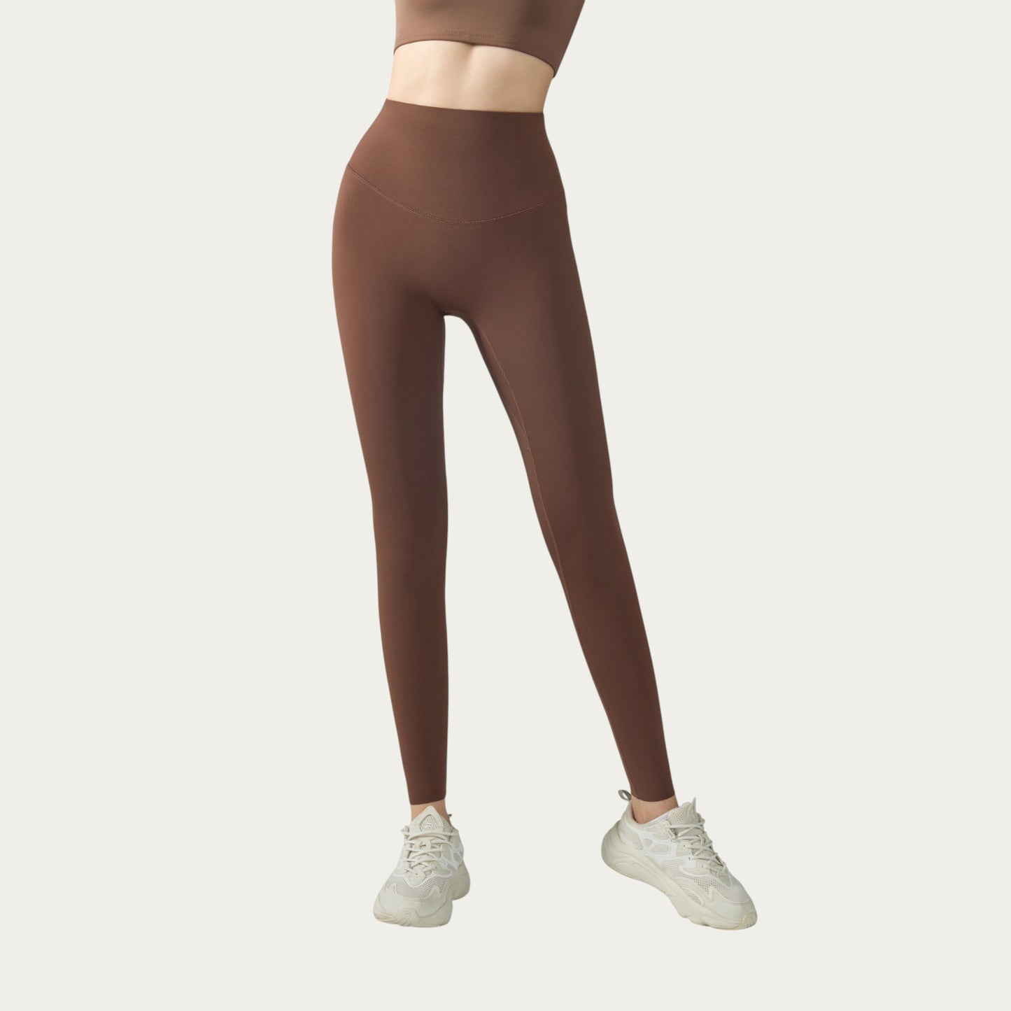Seamless High Waist Compression Leggings with Smooth Sculpting Fit and Stretch Fabric
