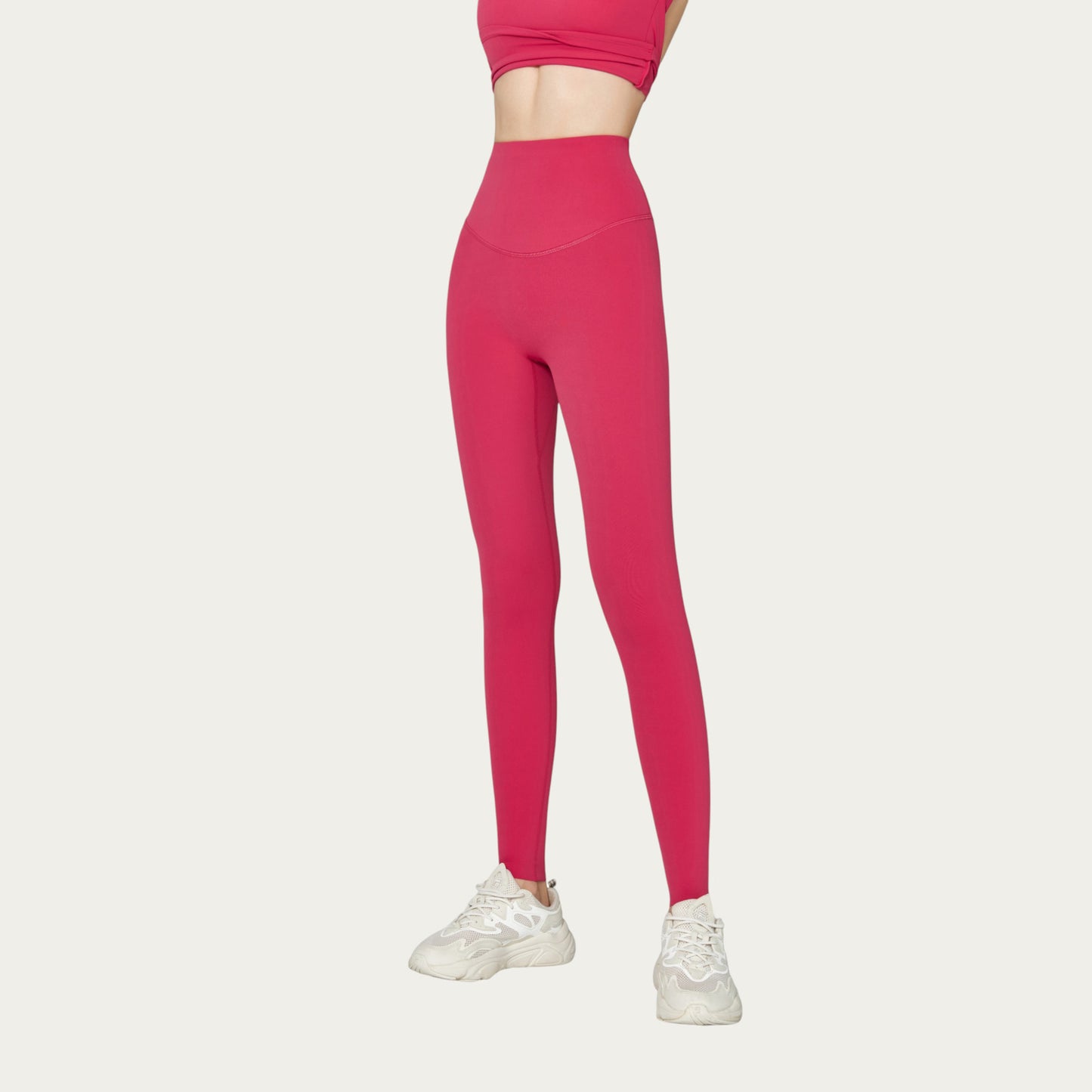 Seamless High Waist Compression Leggings with Smooth Sculpting Fit and Stretch Fabric