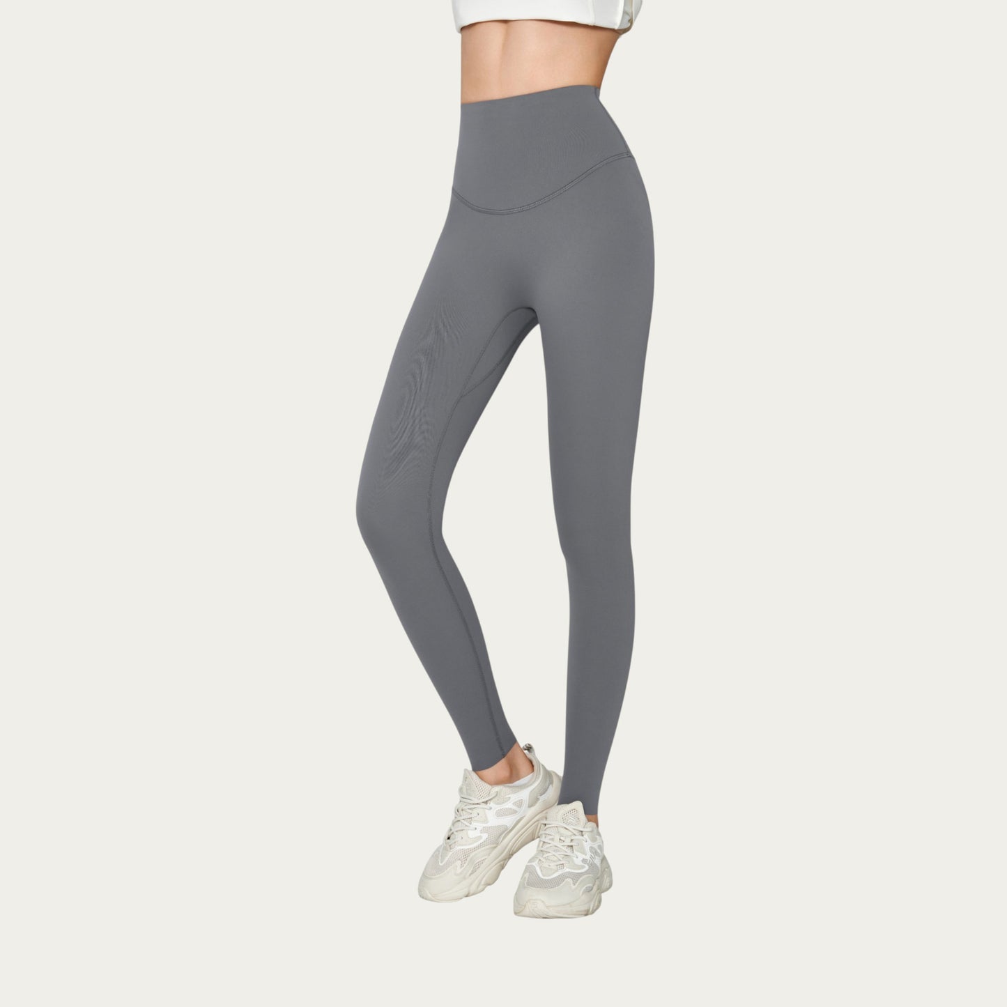 Seamless High Waist Compression Leggings with Smooth Sculpting Fit and Stretch Fabric