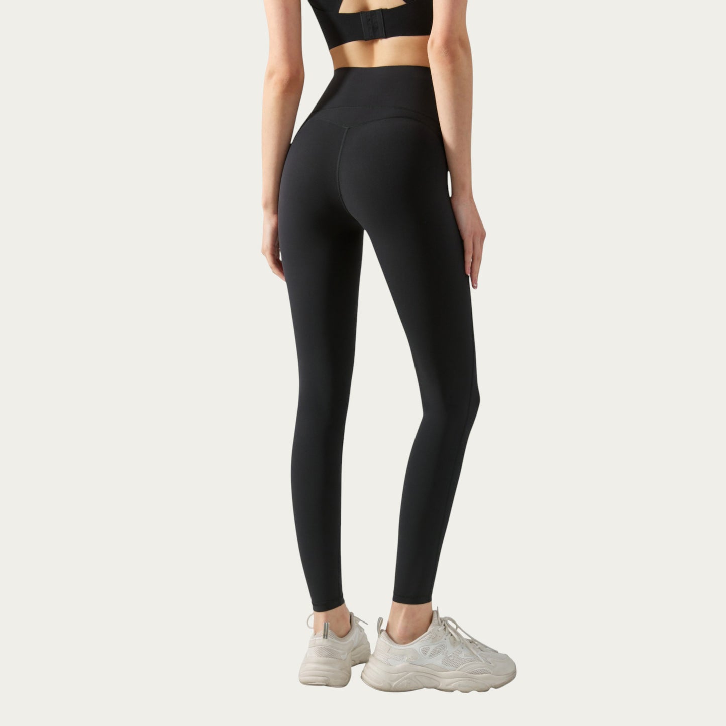 High Waist Compression Leggings with Seamless Stretch Fit and Smooth Sculpting Design
