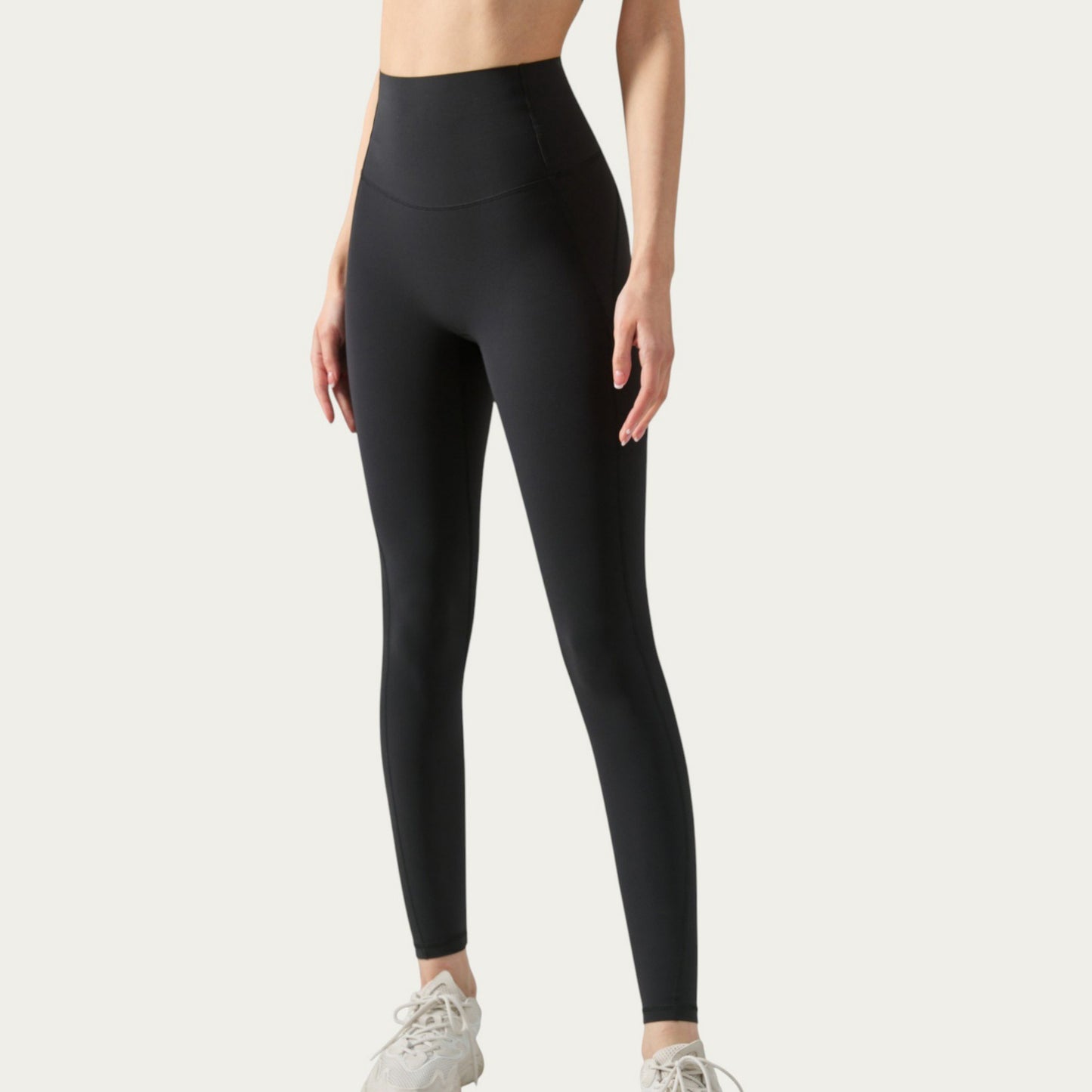 High Waist Compression Leggings with Seamless Stretch Fit and Smooth Sculpting Design