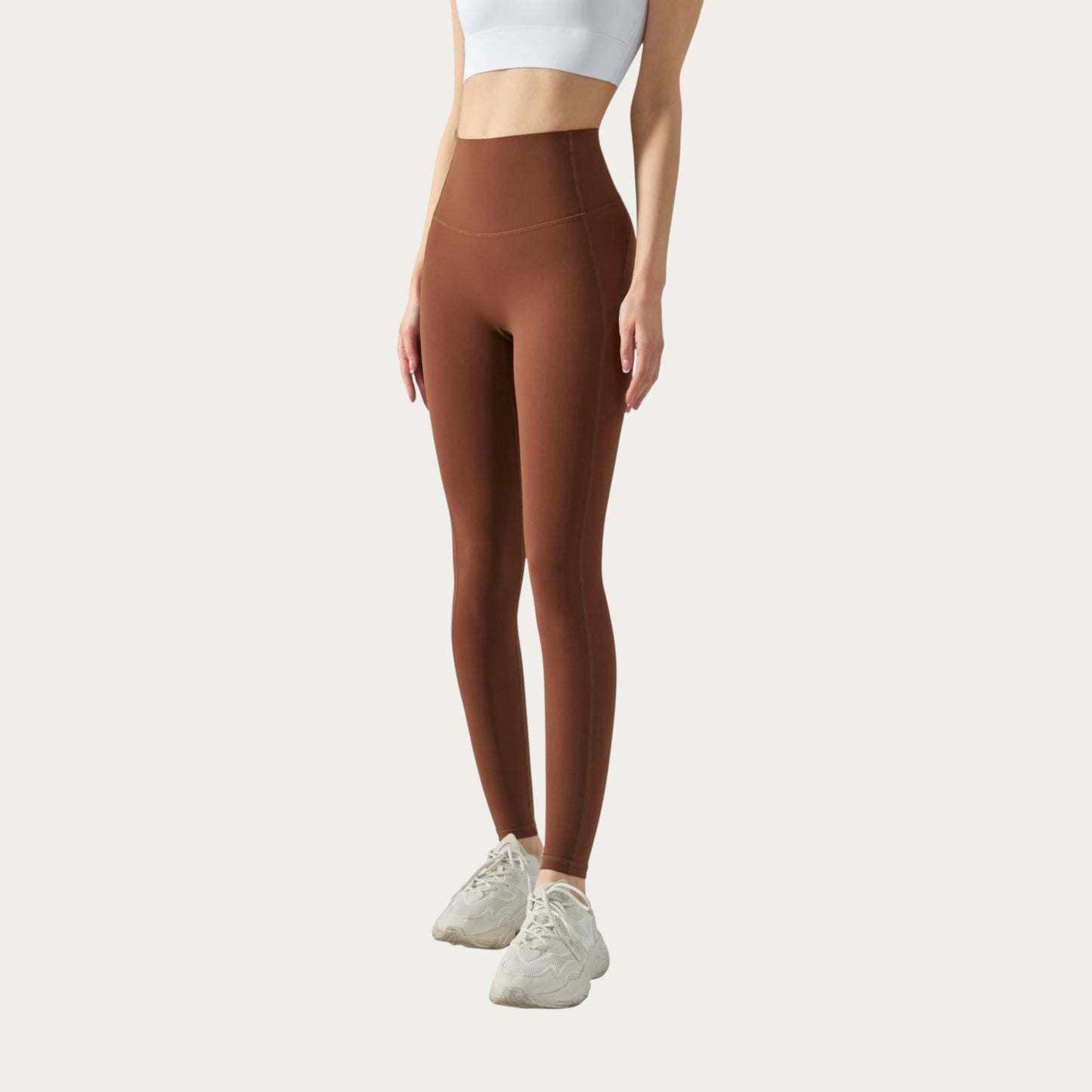 High Waist Compression Leggings with Seamless Stretch Fit and Smooth Sculpting Design