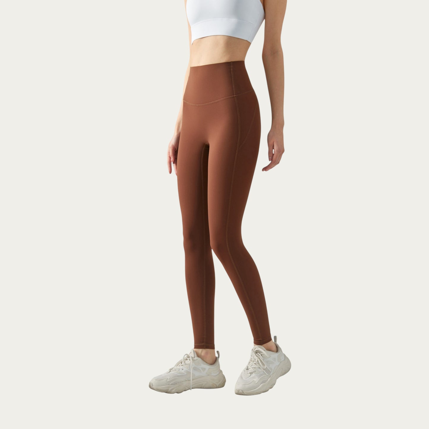 High Waist Compression Leggings with Seamless Stretch Fit and Smooth Sculpting Design