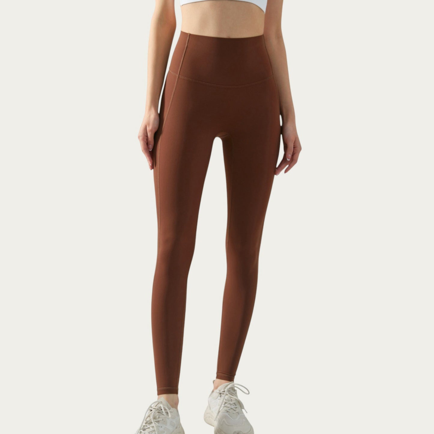 High Waist Compression Leggings with Seamless Stretch Fit and Smooth Sculpting Design