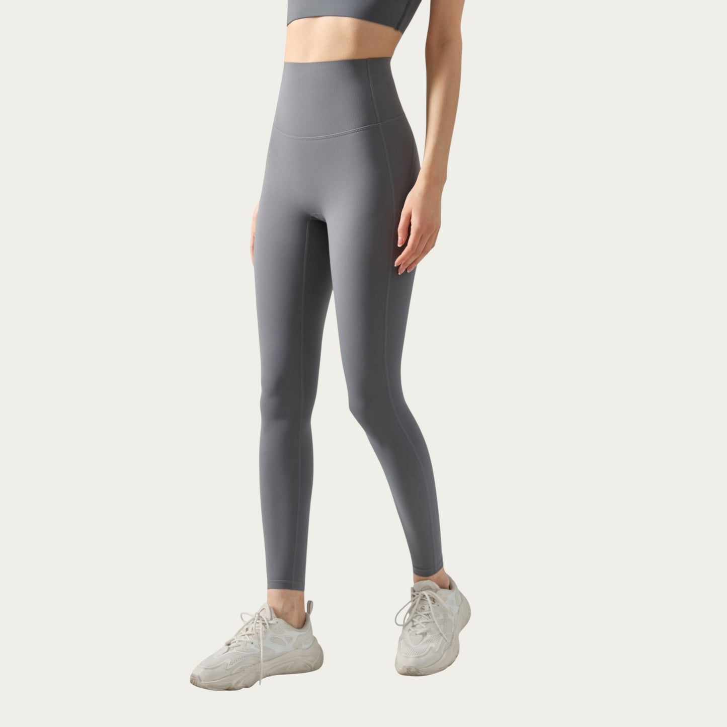 High Waist Compression Leggings with Seamless Stretch Fit and Smooth Sculpting Design
