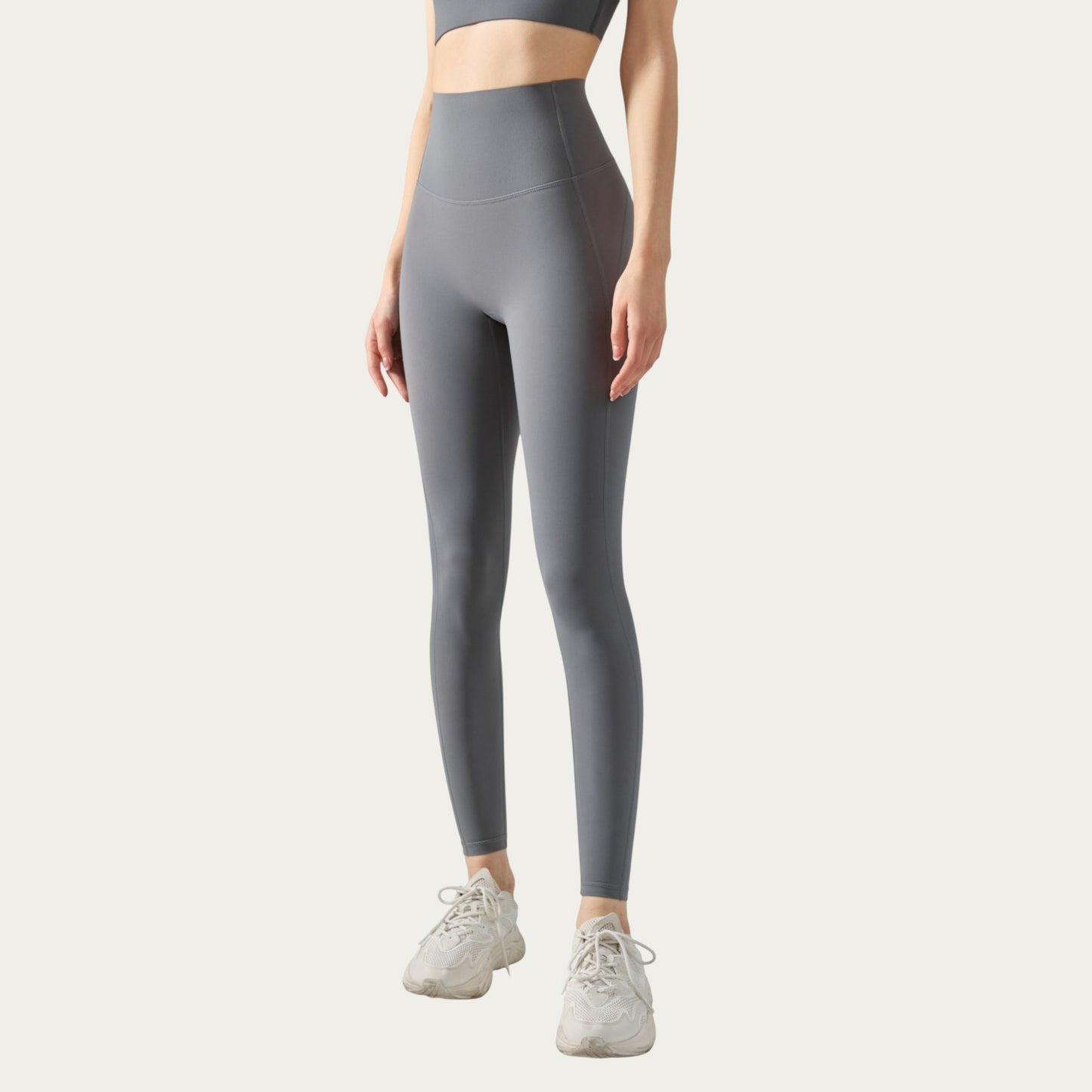 High Waist Compression Leggings with Seamless Stretch Fit and Smooth Sculpting Design