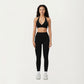 Halter Neck Sports Bra with Deep V-Front, Wide Underband Support and Smooth Stretch Fabric for a Flattering Active Fit