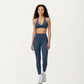 Halter Neck Sports Bra with Deep V-Front, Wide Underband Support and Smooth Stretch Fabric for a Flattering Active Fit