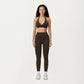 Halter Neck Sports Bra with Deep V-Front, Wide Underband Support and Smooth Stretch Fabric for a Flattering Active Fit