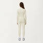 Long Sleeve Active Jacket with Front Zip Closure Smooth Stretch Fabric and Contoured Seam Detailing for Sleek Fit