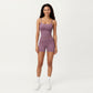 High Waist Active Shorts with Smooth Stretch Fabric and Supportive Contoured Waistband