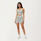 High Waist Compression Bike Shorts with Wide Supportive Waistband and Smooth Contoured Fit for Streamlined Performance