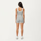 High Waist Compression Bike Shorts with Wide Supportive Waistband and Smooth Contoured Fit for Streamlined Performance