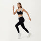 High Waist Compression Leggings with Wide Supportive Waistband and Sleek Contoured Fit for Streamlined Active Comfort
