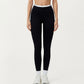 High Waist Compression Leggings with Wide Supportive Waistband and Sleek Contoured Fit for Streamlined Active Comfort