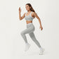 High Waist Compression Leggings with Wide Supportive Waistband and Sleek Contoured Fit for Streamlined Active Comfort
