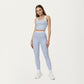 High Waist Compression Leggings with Wide Supportive Waistband and Sleek Contoured Fit for Streamlined Active Comfort