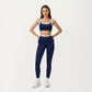 High Waist Compression Leggings with Wide Supportive Waistband and Sleek Contoured Fit for Streamlined Active Comfort